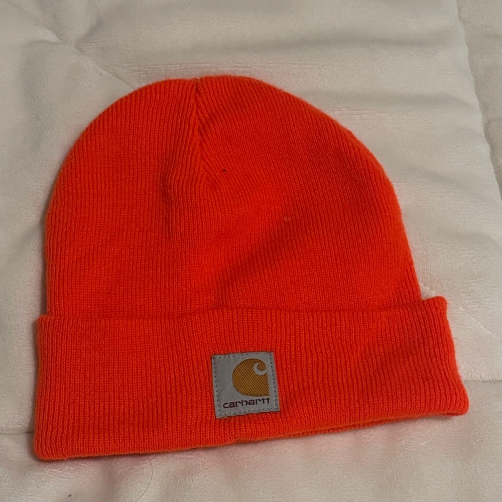 Carhartt Vibrant Orange Knit Hat